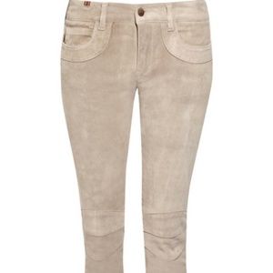 Notify Bamboo 75 Biker mid-rise Suede Pants